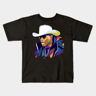 Deion Sanders Art Kids T-Shirt